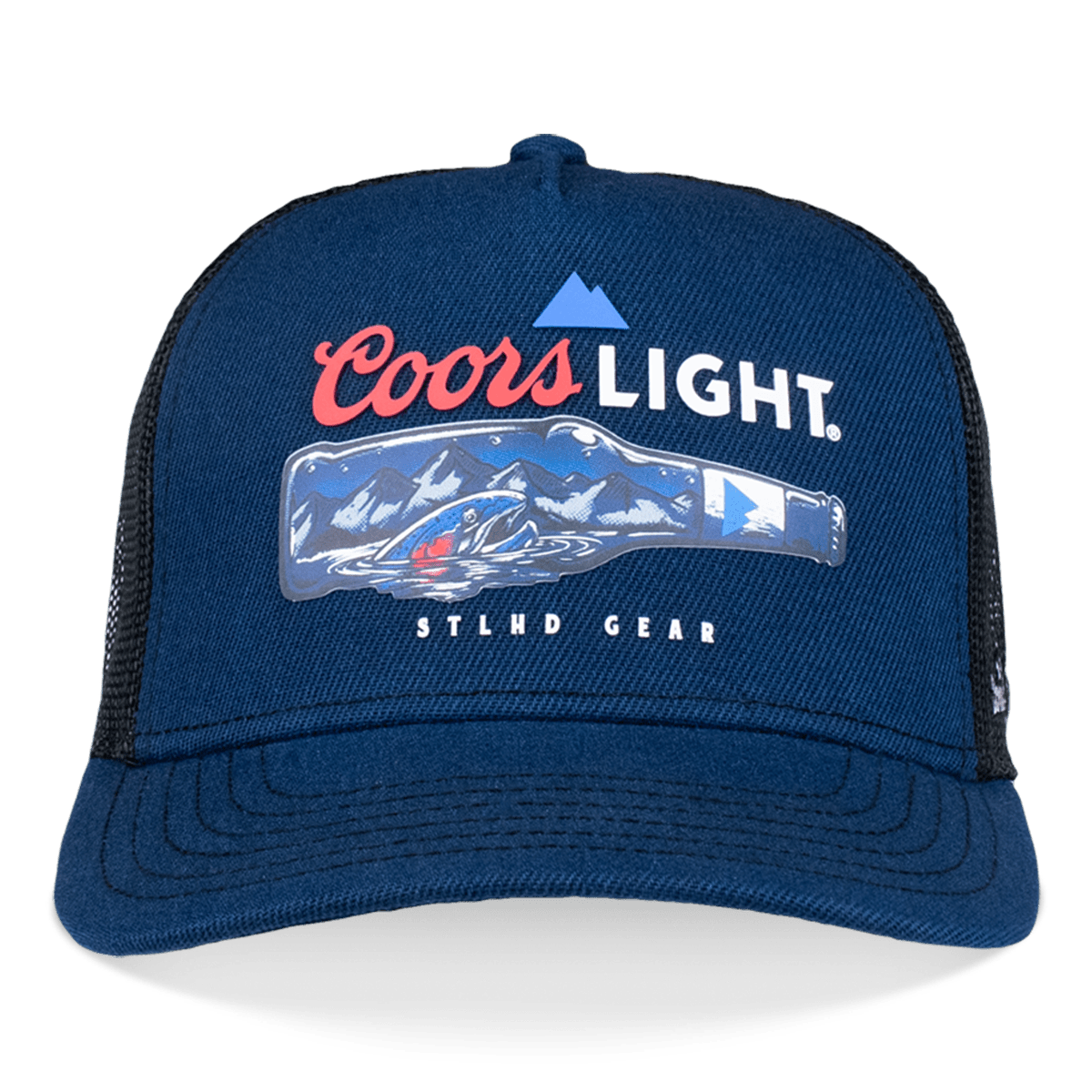 STLHD X Coors Light Bottlescape Trucker - Angler's Pro Tackle & Outdoors