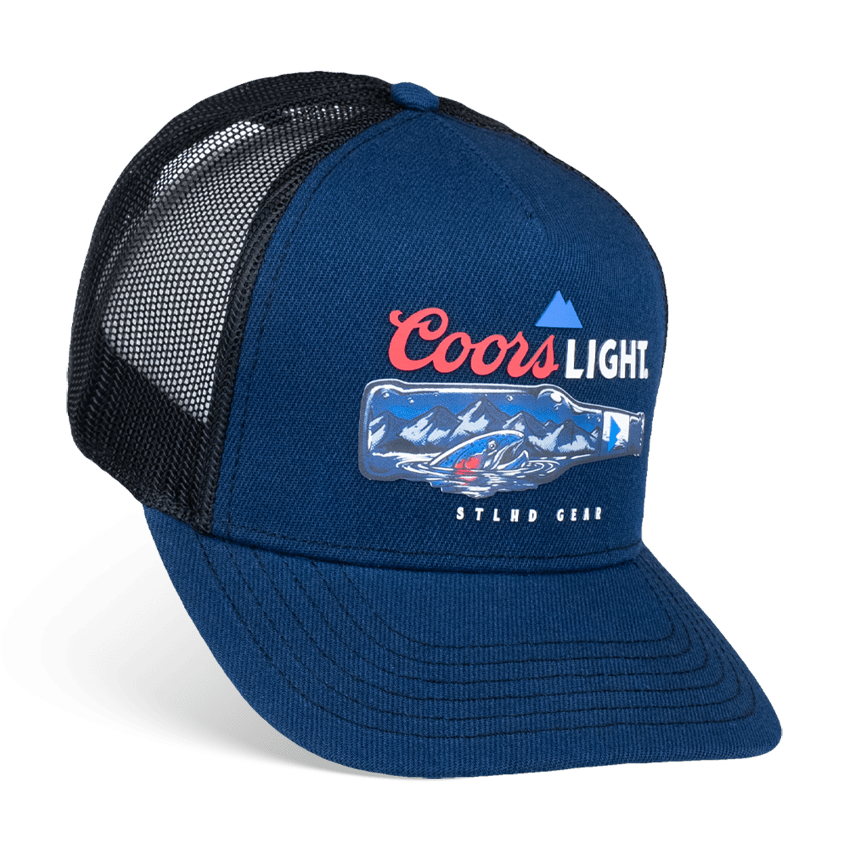 STLHD X Coors Light Bottlescape Trucker - Angler's Pro Tackle & Outdoors