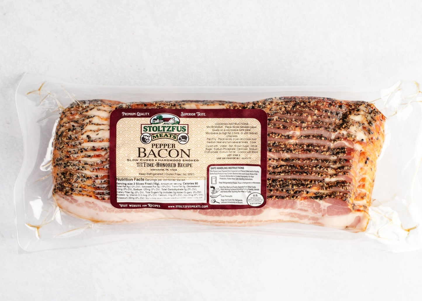 Stoltzfus Meats Sliced Bacon - Angler's Pro Tackle & Outdoors