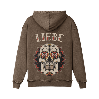 Liebe Calavera Rosa Hoodie
