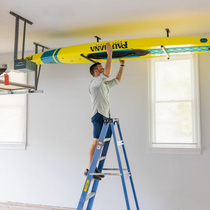 StoreYourBoard - Adjustable SUP Ceiling Rack | Hi-Port | Overhead Storage Mount - Angler's Pro Tackle & Outdoors