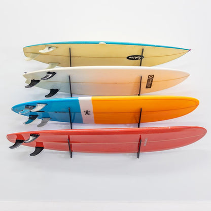 StoreYourBoard - Adjustable Surfboard Wall Rack | 4 Boards | Durable Rubber Arms - Angler's Pro Tackle & Outdoors