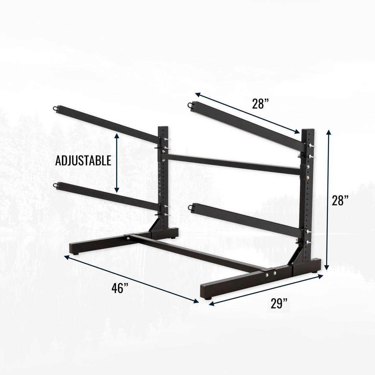 StoreYourBoard - Freestanding G-Watersport | 2 Level | Black - Angler's Pro Tackle & Outdoors