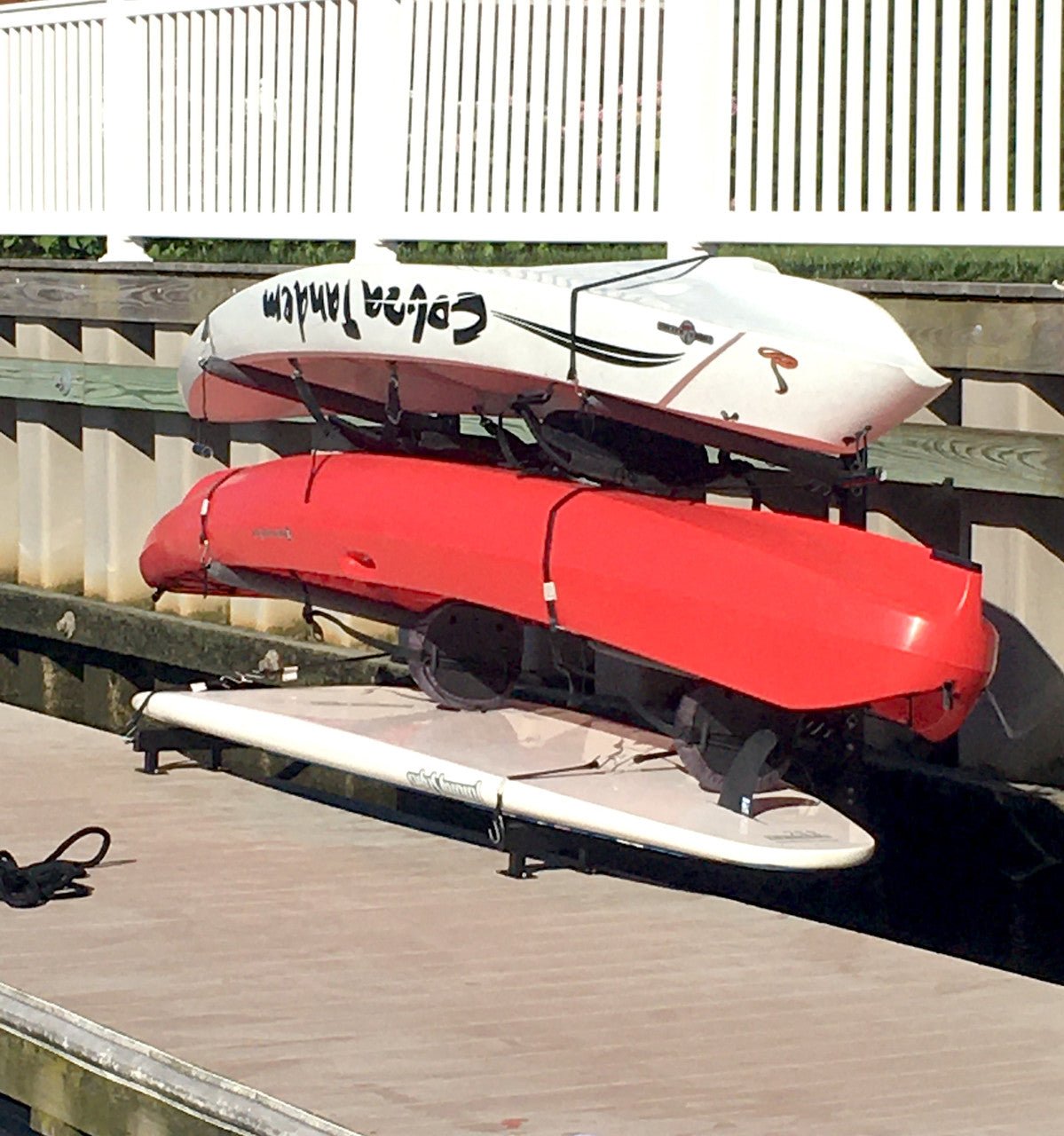 StoreYourBoard - G-Kayak Dock Storage Rack | Adjustable Levels | Over The Water - Angler's Pro Tackle & Outdoors