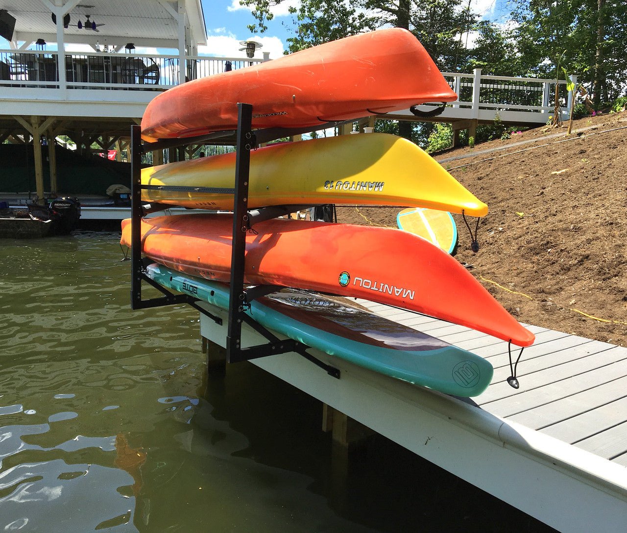 StoreYourBoard - G-Kayak Dock Storage Rack | Adjustable Levels | Over The Water - Angler's Pro Tackle & Outdoors