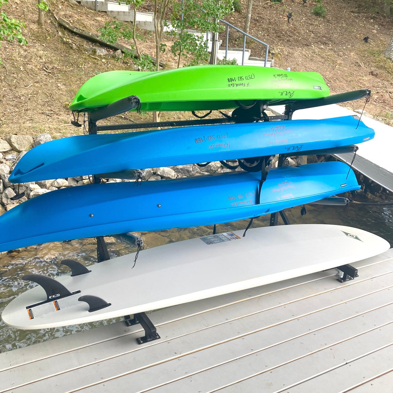 StoreYourBoard - G-Kayak Dock Storage Rack | Adjustable Levels | Over The Water - Angler's Pro Tackle & Outdoors