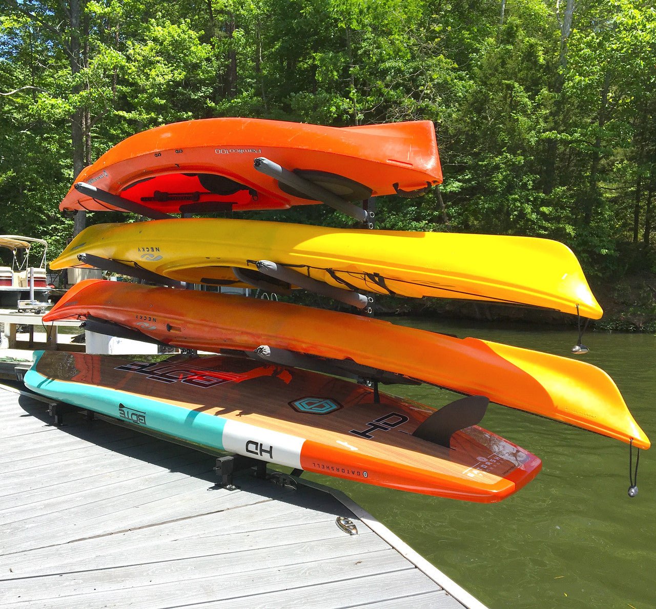 StoreYourBoard - G-Kayak Dock Storage Rack | Adjustable Levels | Over The Water - Angler's Pro Tackle & Outdoors