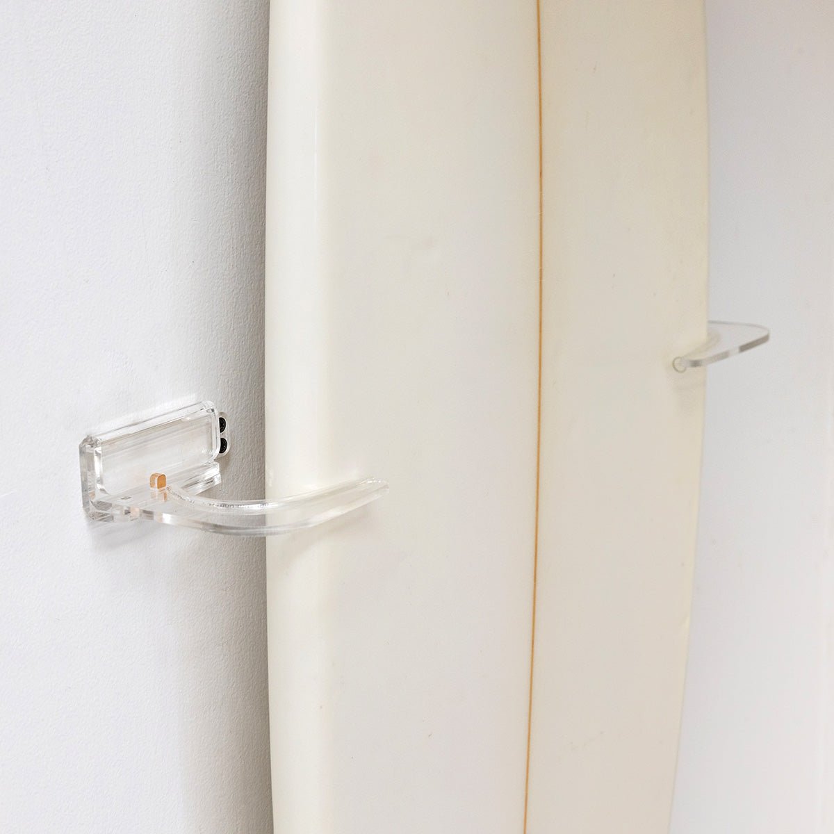 StoreYourBoard - Vertical Surfboard Display Rack | Clear Acrylic Wall Mount - Angler's Pro Tackle & Outdoors