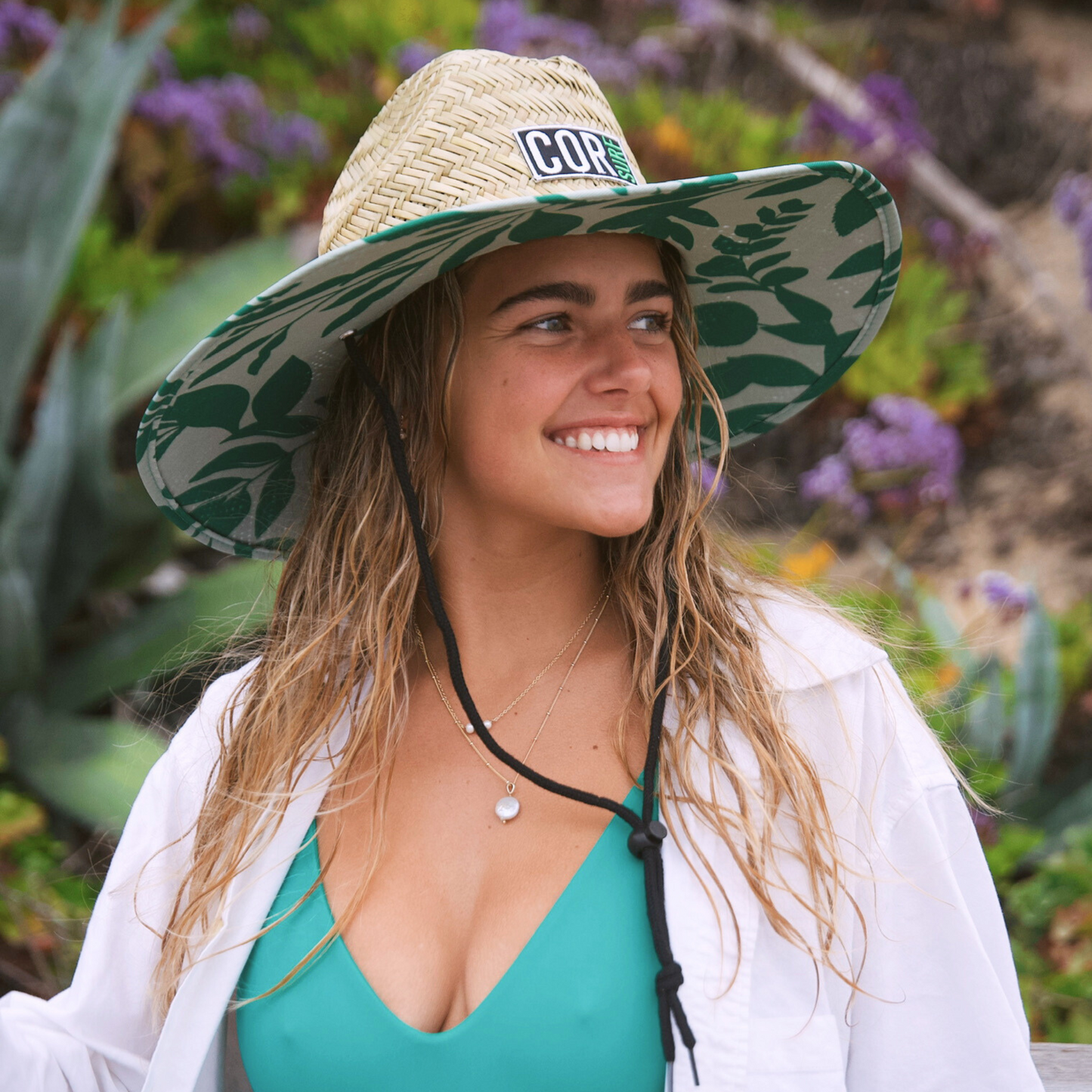 COR Surf Straw Beach Sun Lifeguard Sun Hat- Kailua