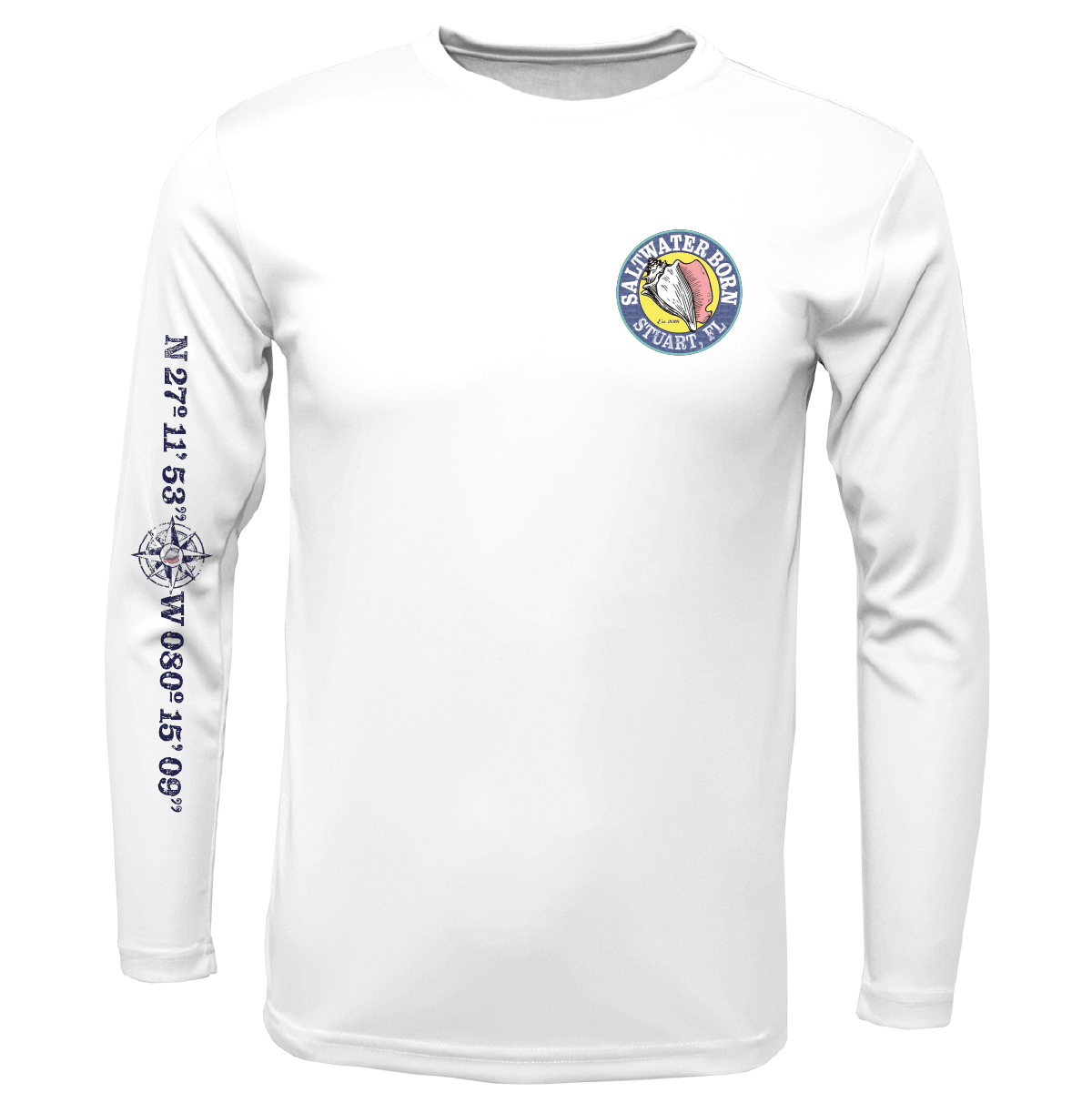 Stuart Marlin Long Sleeve UPF 50+ Dry - Fit Shirt - Angler's Pro Tackle & Outdoors