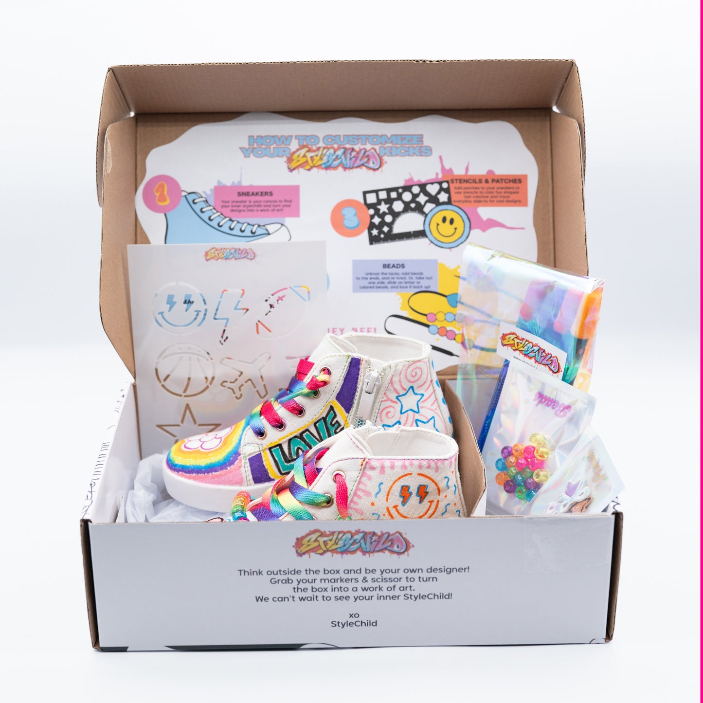 StyleChild  DIY Sneaker Kit - High Top