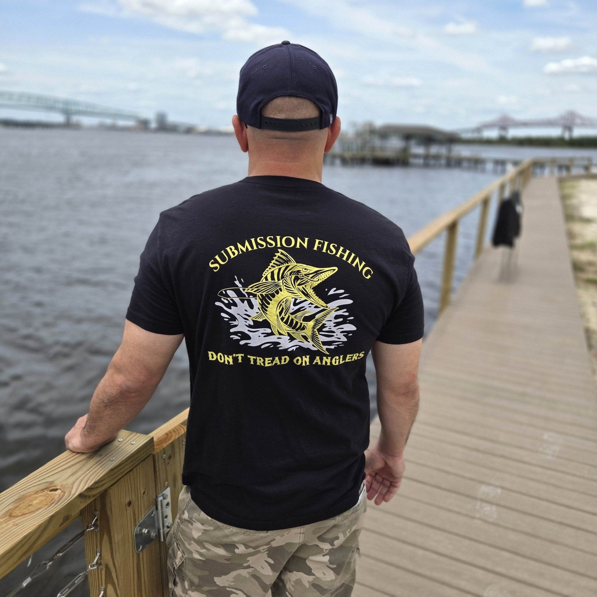 Submission Fishing Co. Don't Tread on Anglers T-Shirt - Angler's Pro Tackle & Outdoors