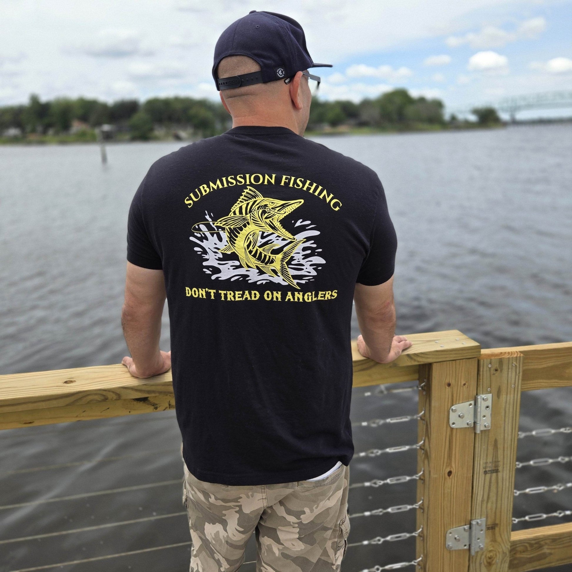 Submission Fishing Co. Don't Tread on Anglers T-Shirt - Angler's Pro Tackle & Outdoors