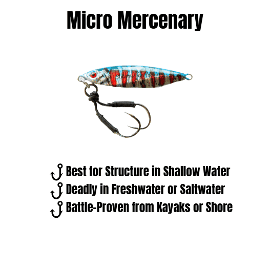 Submission Jigs - Micro Mercenary - Slow Pitch Jigs - 4 Packs - Angler's Pro Tackle & Outdoors
