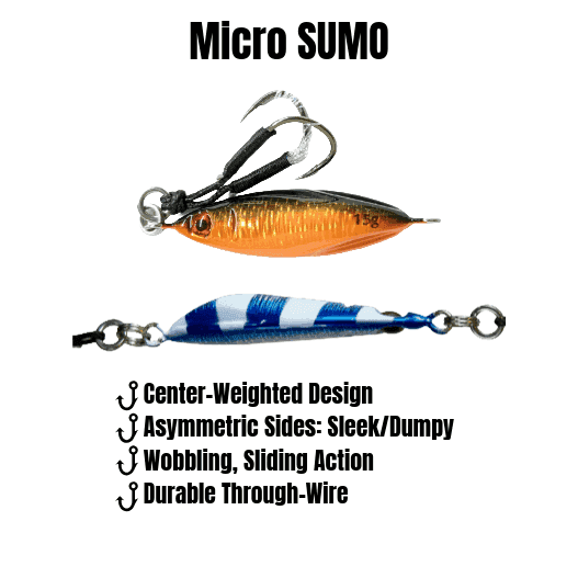 Submission Jigs - Micro Sumo and Mercenary - Slow Pitch Jigs - 4 Packs - Angler's Pro Tackle & Outdoors