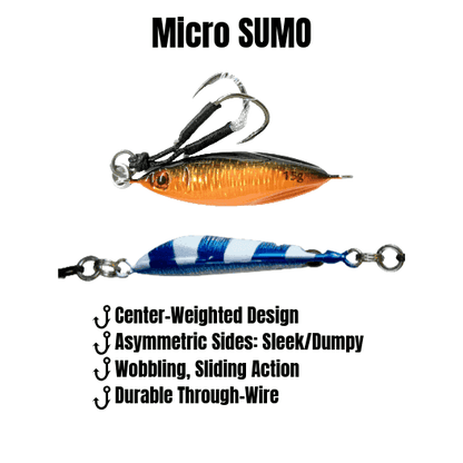 Submission Jigs - Micro Sumo and Mercenary - Slow Pitch Jigs - 4 Packs - Angler's Pro Tackle & Outdoors