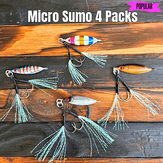Submission Jigs - Micro Sumo - Slow Pitch Jigs - 4 Packs - Angler's Pro Tackle & Outdoors