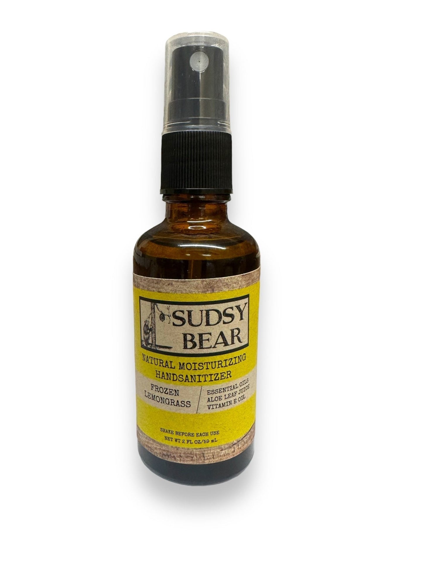 Sudsy Bear - Frozen Lemongrass Natural Hand Sanitizer - Angler's Pro Tackle & Outdoors