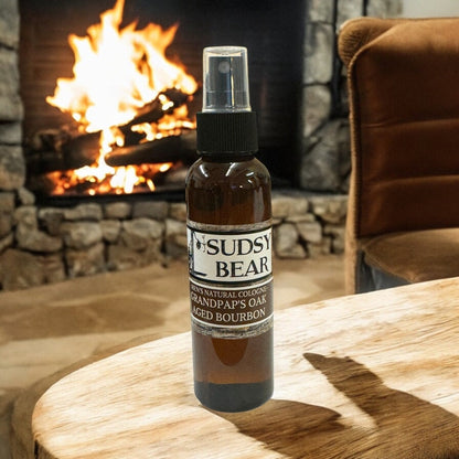 Sudsy Bear - Grandpap's Oak Aged Bourbon - Natural Cologne - Angler's Pro Tackle & Outdoors