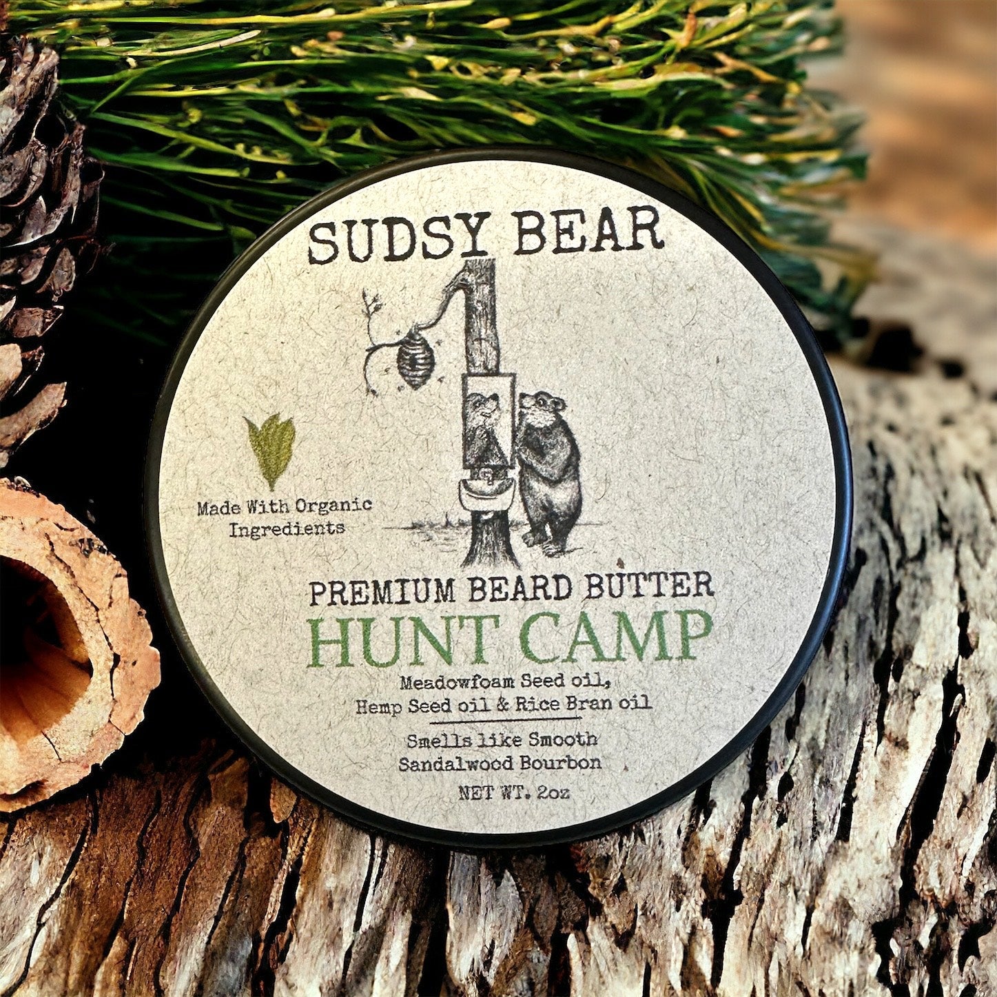 Sudsy Bear Hunt Camp - Premium Beard Butter - Angler's Pro Tackle & Outdoors