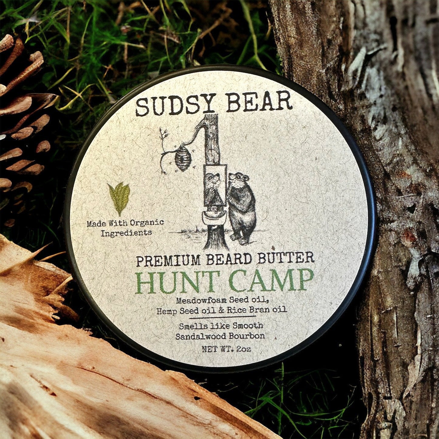 Sudsy Bear Hunt Camp - Premium Beard Butter - Angler's Pro Tackle & Outdoors
