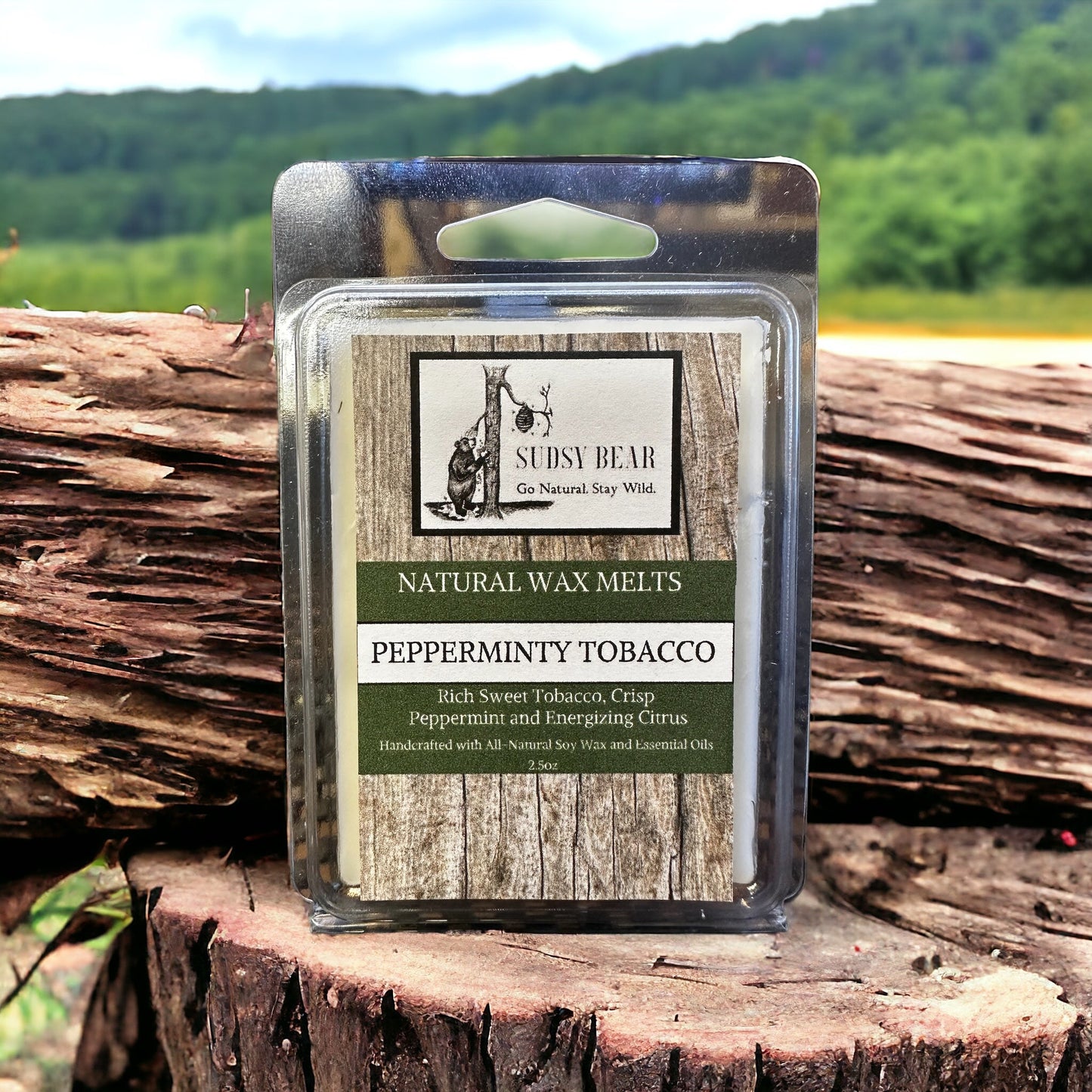 Sudsy Bear - Pepperminty Tobacco - Natural Wax Melts - Angler's Pro Tackle & Outdoors