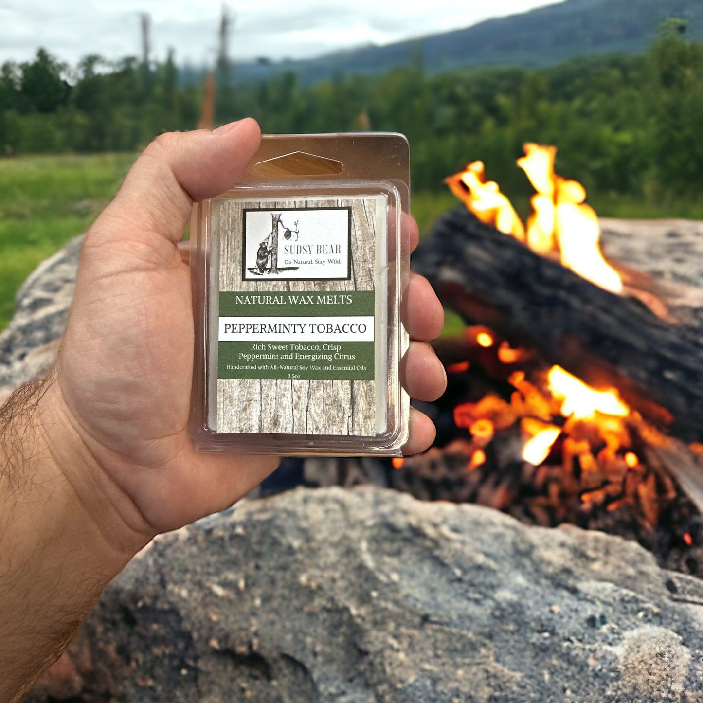 Sudsy Bear - Pepperminty Tobacco - Natural Wax Melts - Angler's Pro Tackle & Outdoors