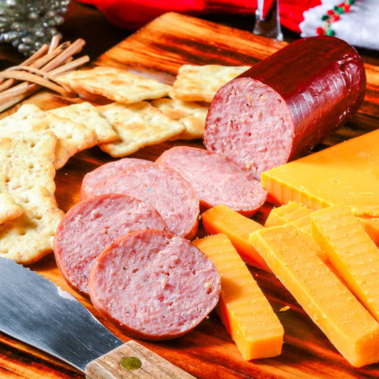 Pig of the Month BBQ Applewood Smoked Summer Sausage | No Nitrates, Gluten Free & Keto Friendly