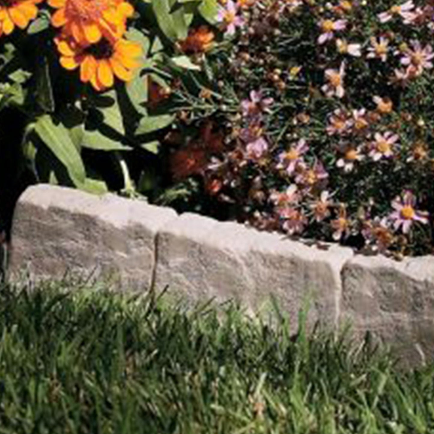 Suncast 12 Inch Landscape Design Decorative Natural Stone Edging, Gray (12 Pack) - Angler's Pro Tackle & Outdoors