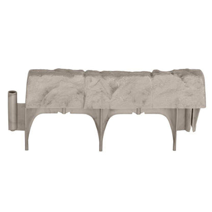 Suncast 12 Inch Landscape Design Decorative Natural Stone Edging, Gray (12 Pack) - Angler's Pro Tackle & Outdoors