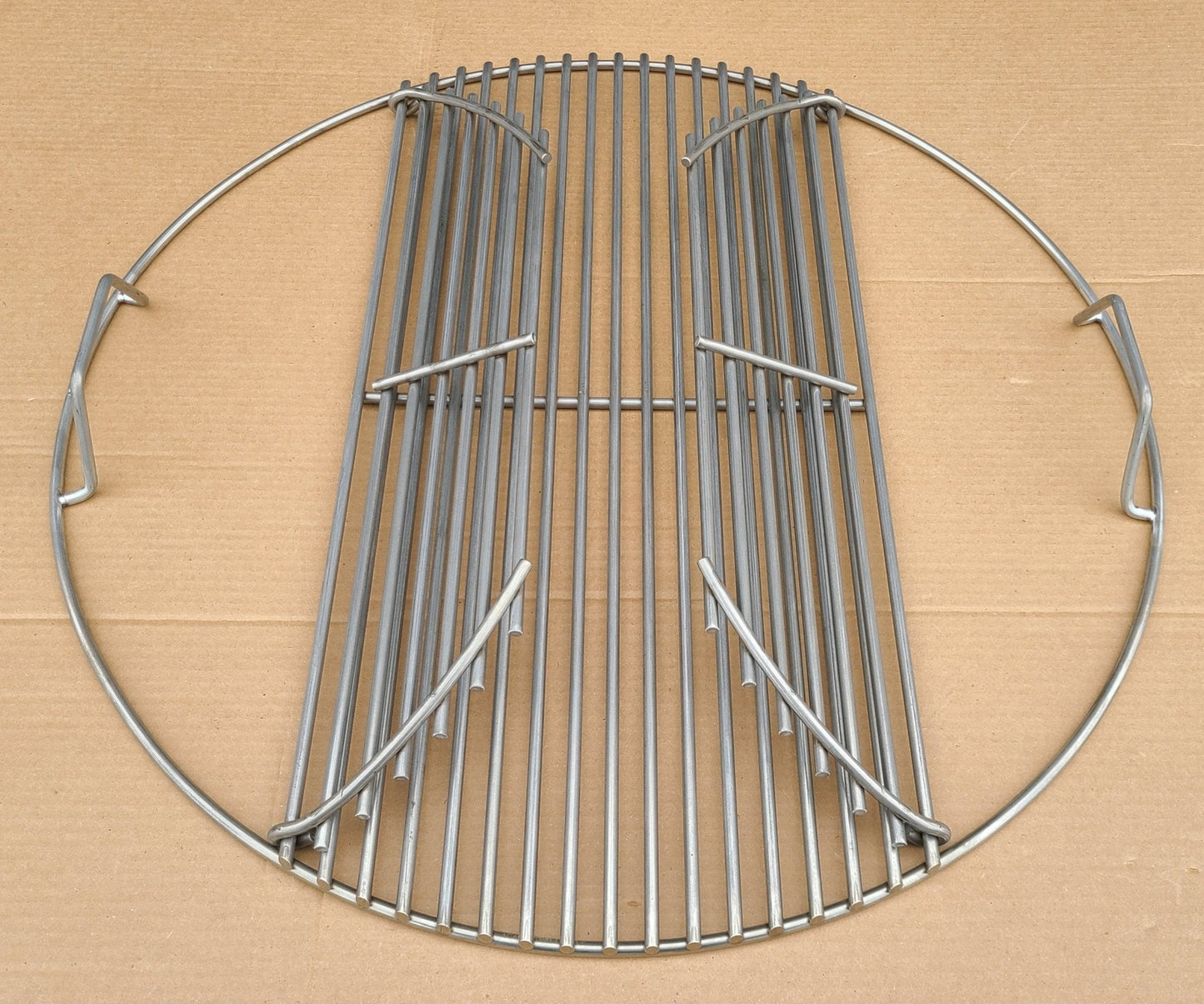 Hunsaker Vortex Smokers Super Heavy Duty Food Grate For 26" Kettle (0.275" Stainless Steel, Heavier Than 1/4")