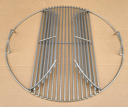 Hunsaker Vortex Smokers Super Heavy Duty Food Grate For 26" Kettle (0.275" Stainless Steel, Heavier Than 1/4")