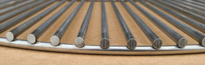 Hunsaker Vortex Smokers Super Heavy Duty Food Grate For 26" Kettle (0.275" Stainless Steel, Heavier Than 1/4")