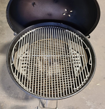 Hunsaker Vortex Smokers Super Heavy Duty Food Grate For 26" Kettle (0.275" Stainless Steel, Heavier Than 1/4")