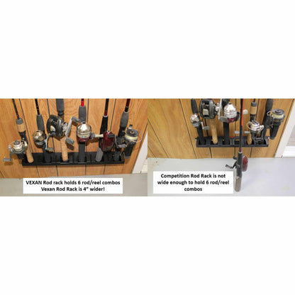 VEXAN® Super 6 Fishing Rod Rack