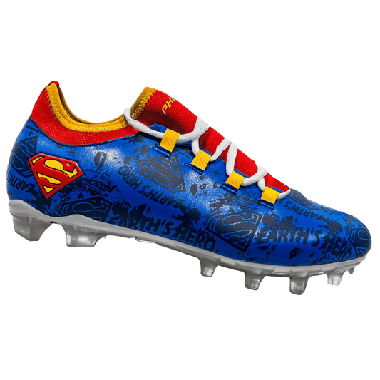 Superman Football Cleats - Velocity 2.0 by Phenom Elite - Angler's Pro Tackle & Outdoors