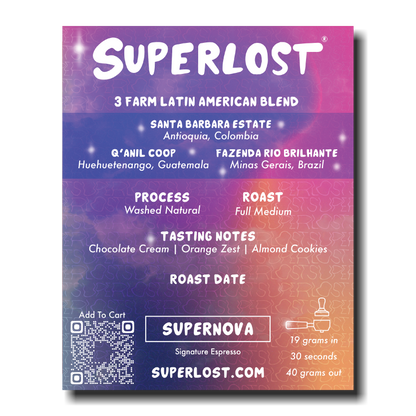 Superlost Coffee Supernova Espresso