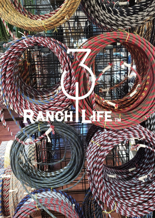 310 Ranch Life Waxed Cotton Ranch Ropes: "Surprise Me" 30'|40'|50'|60'