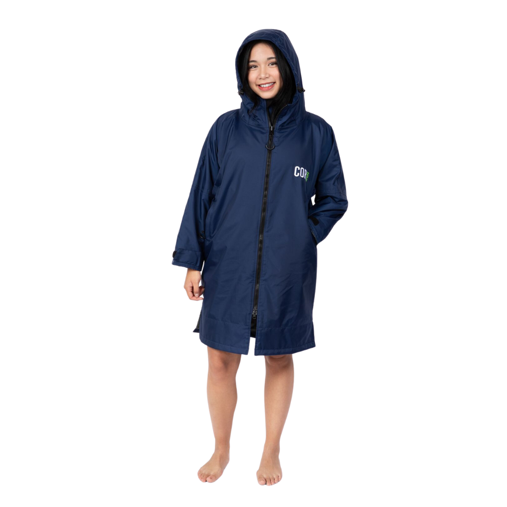 COR Surf Waterproof Swim Parka (Navy Blue)