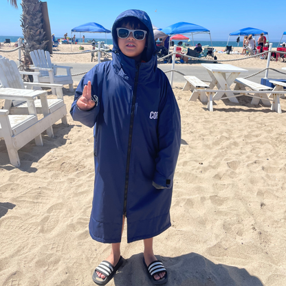 COR Surf Waterproof Swim Parka (Navy Blue)