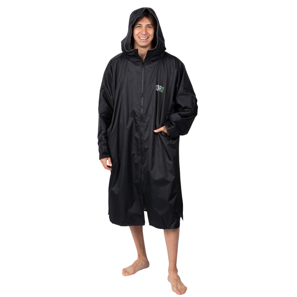 COR Surf Waterproof Swim Parka | XS-XL (Black)
