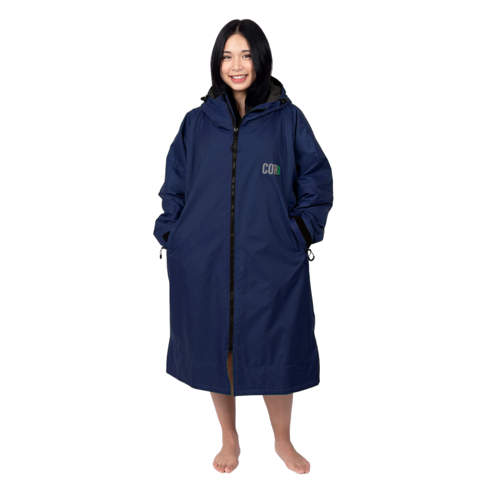 COR Surf Waterproof Swim Parka (Navy Blue)