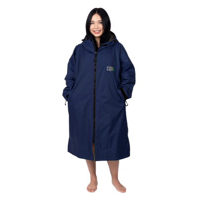 COR Surf Waterproof Swim Parka (Navy Blue)