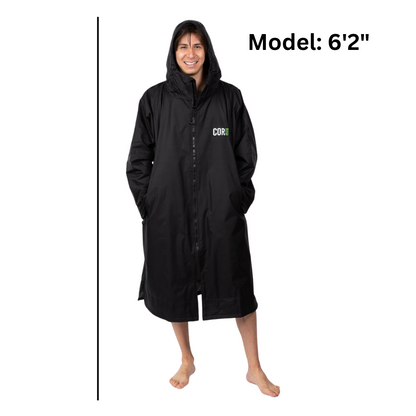 COR Surf Waterproof Swim Parka | XS-XL (Black)