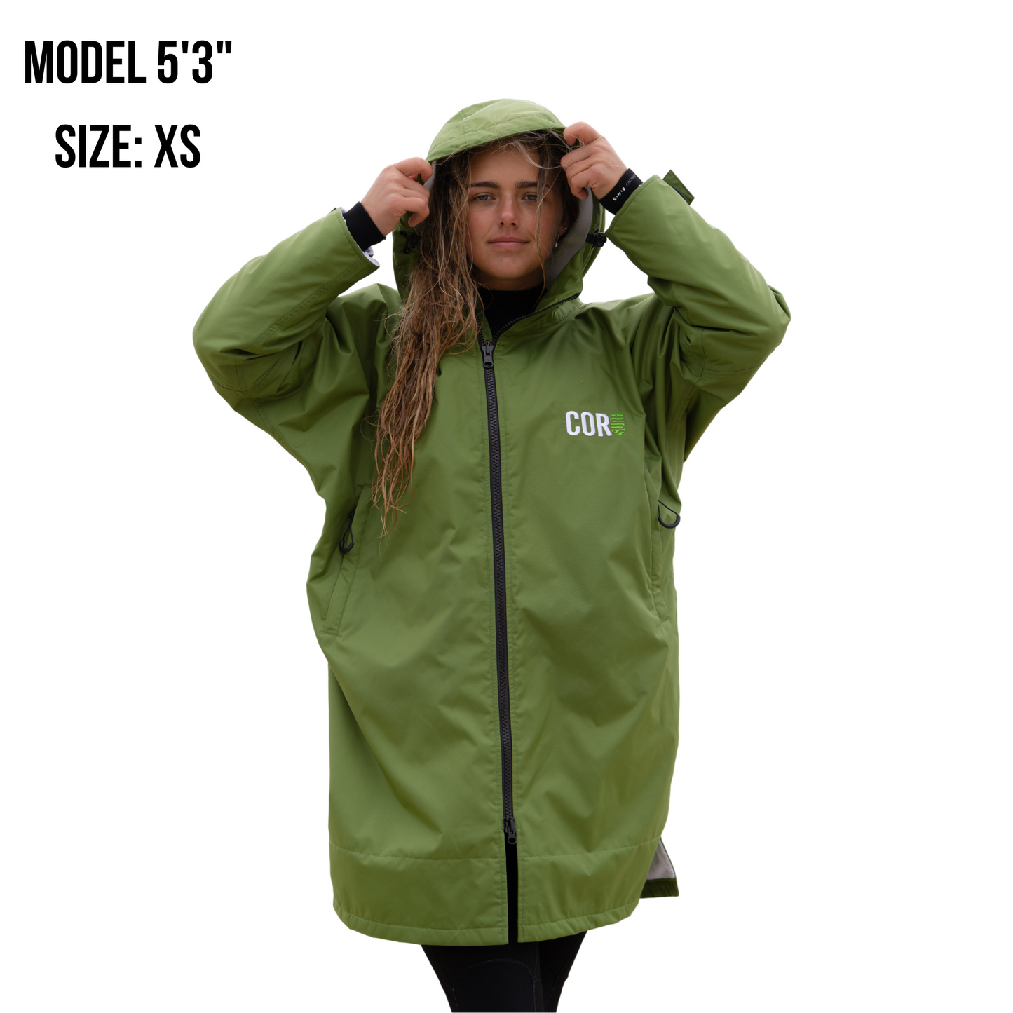 COR Surf Waterproof Swim Parka (COR Green)