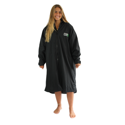 COR Surf Waterproof Swim Parka | XS-XL (Black)