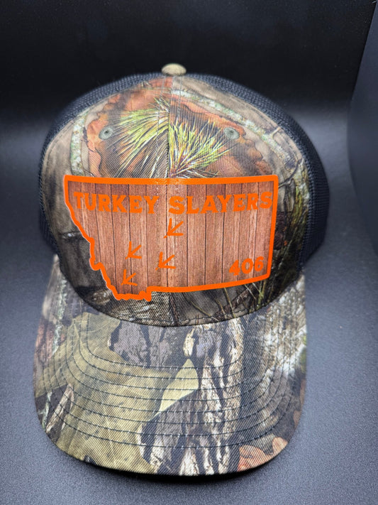 Swinging Snoods Turkey Calls Turkey Slayers 406 - Camo Hat (6 Panel) - Angler's Pro Tackle & Outdoors