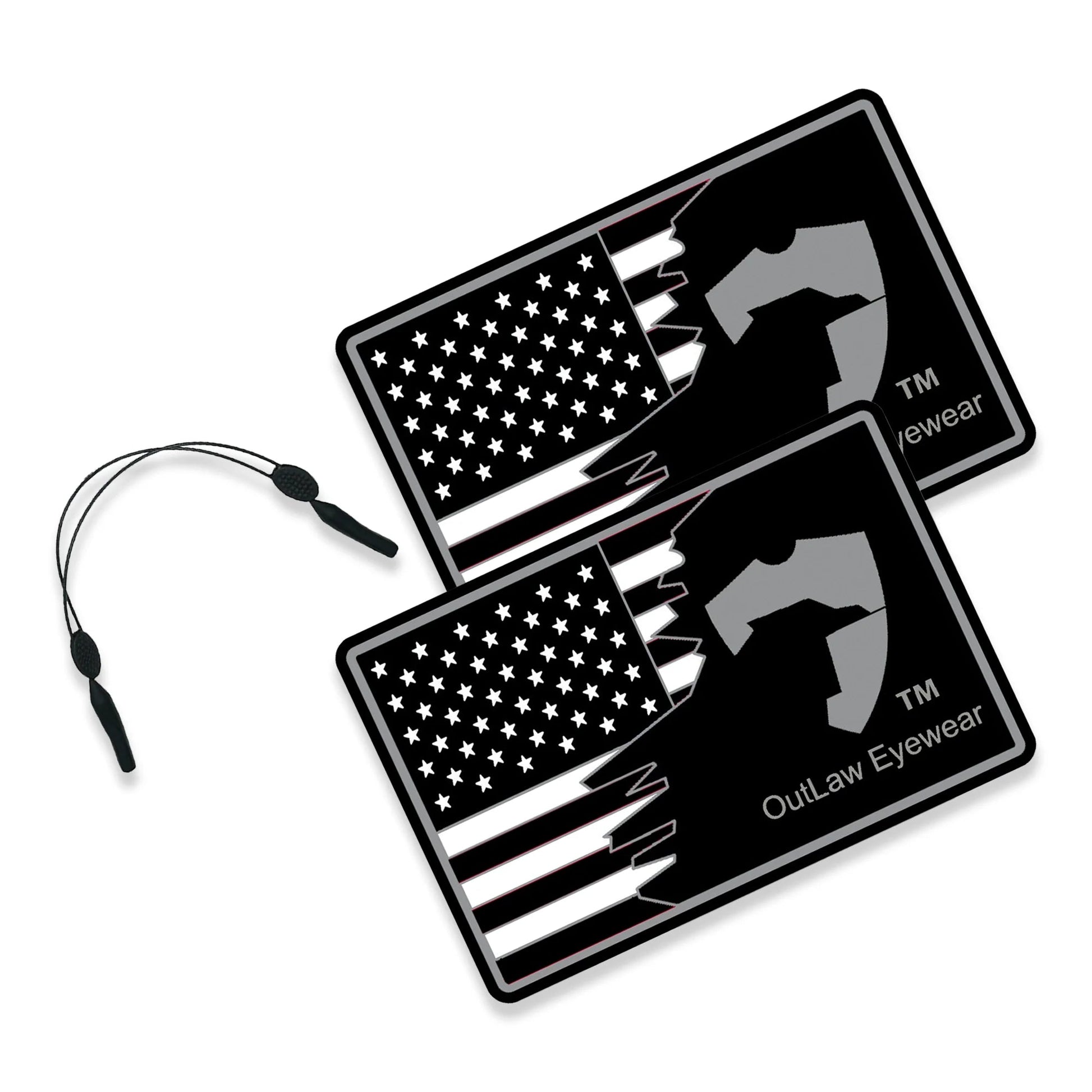 Tactical Glasses Retaining Cord & 2 Oversized Cleaning Cloths - Angler's Pro Tackle & Outdoors