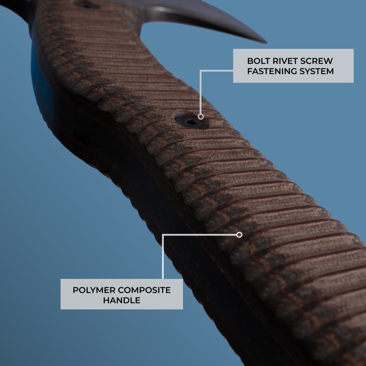 AncientSmithy Tactical tomahawk "Wendigo" with polymer composite handle