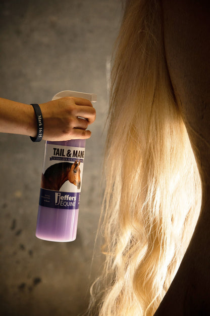 Jeffers Equine Tail & Mane Detangler and Conditioner Spray for Horses